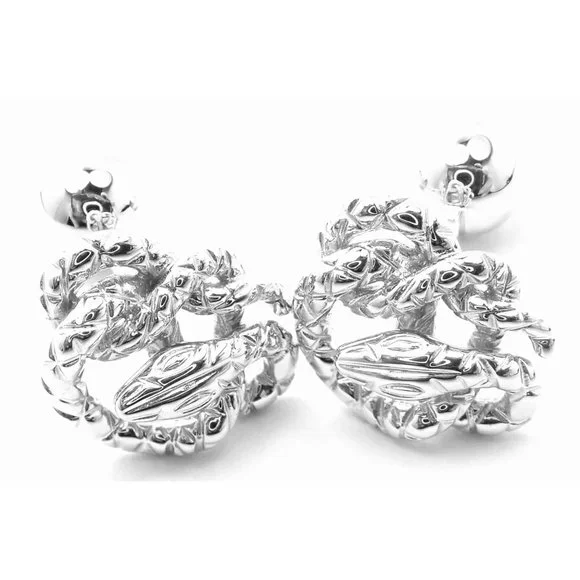 Rare! Authentic Tom Ford 18k White Gold Snake Cufflinks Box - Picture 2 of 9